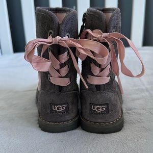 Ugg boots with pink bows